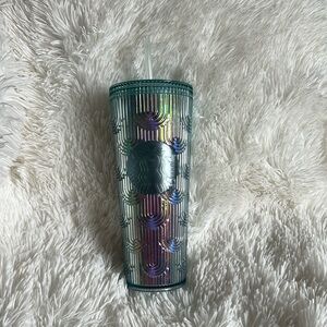 Starbucks Spring 2022 Teal Mermaid Scale Iridescent Venti